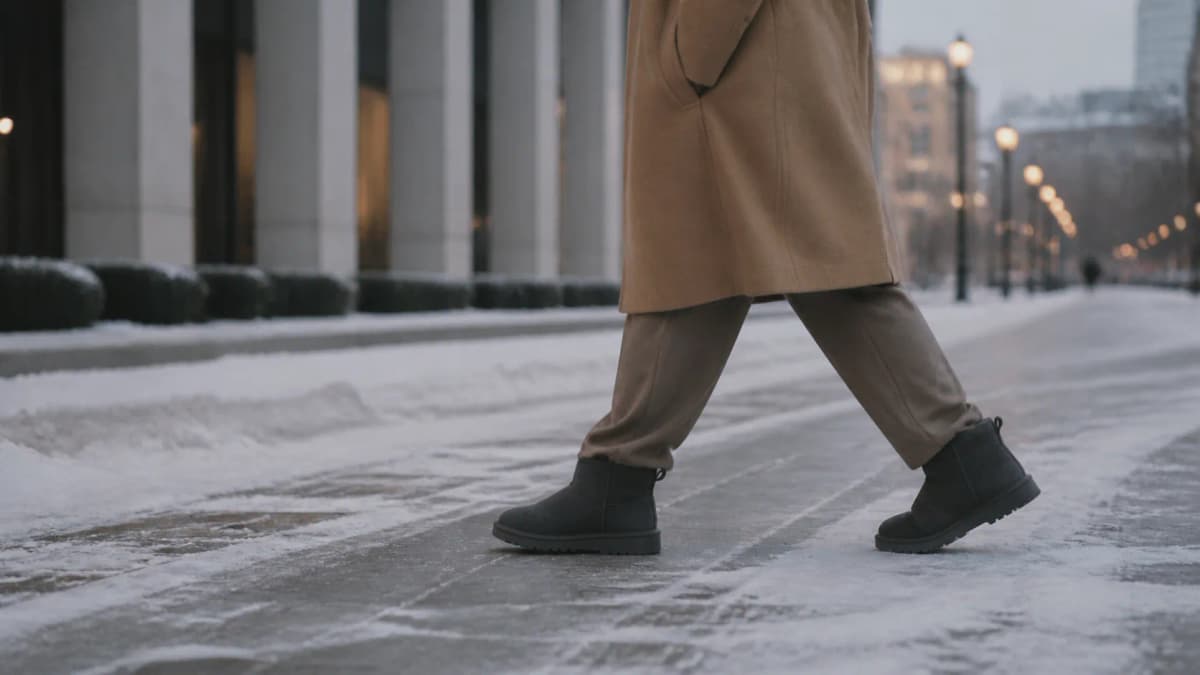 Зимний городской маршрут в Москве