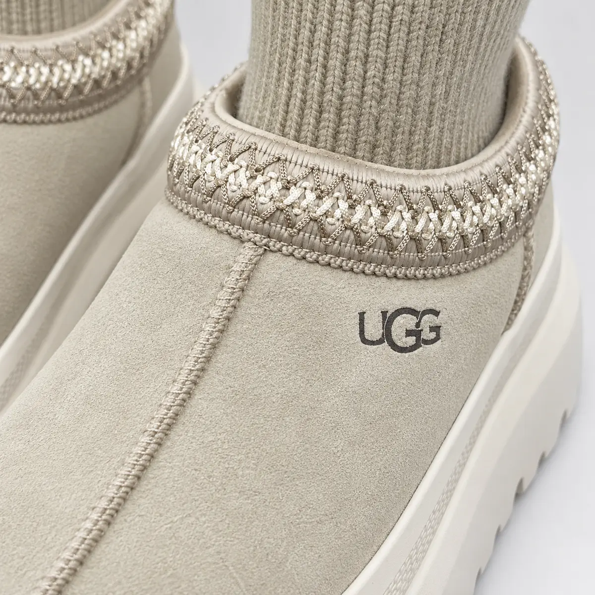 UGG Tazz Knit Hybrid Бежевый — фото 3